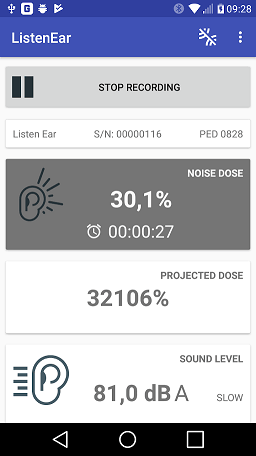 the Listen Ear app